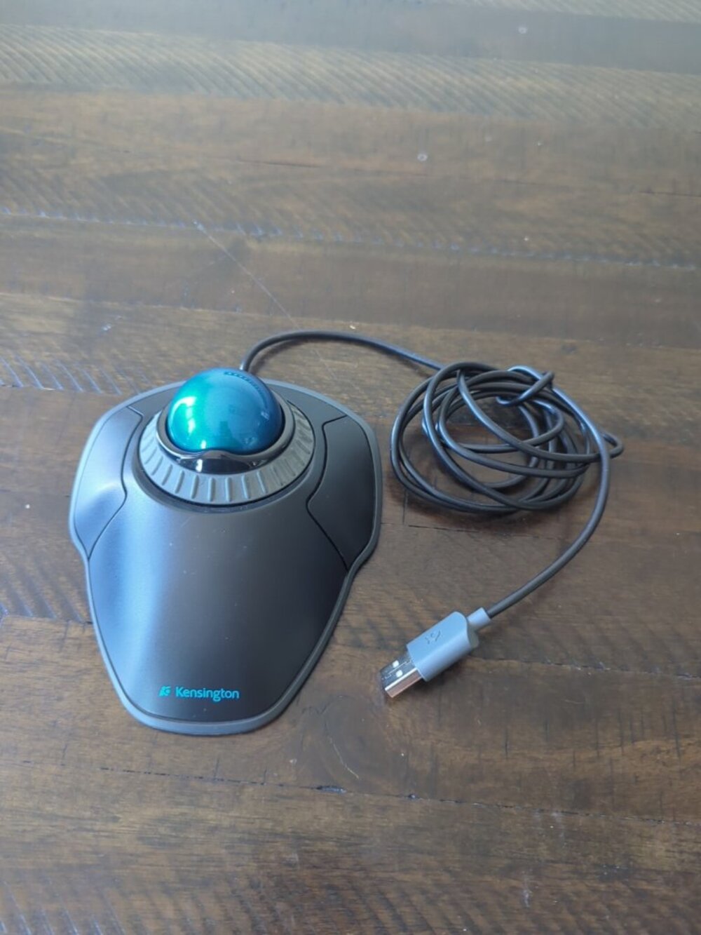 KENSINGTON M01047 ORBIT TRACKBALL WITH SCROLL RING K72337 Mouse - TESTED WORKS!